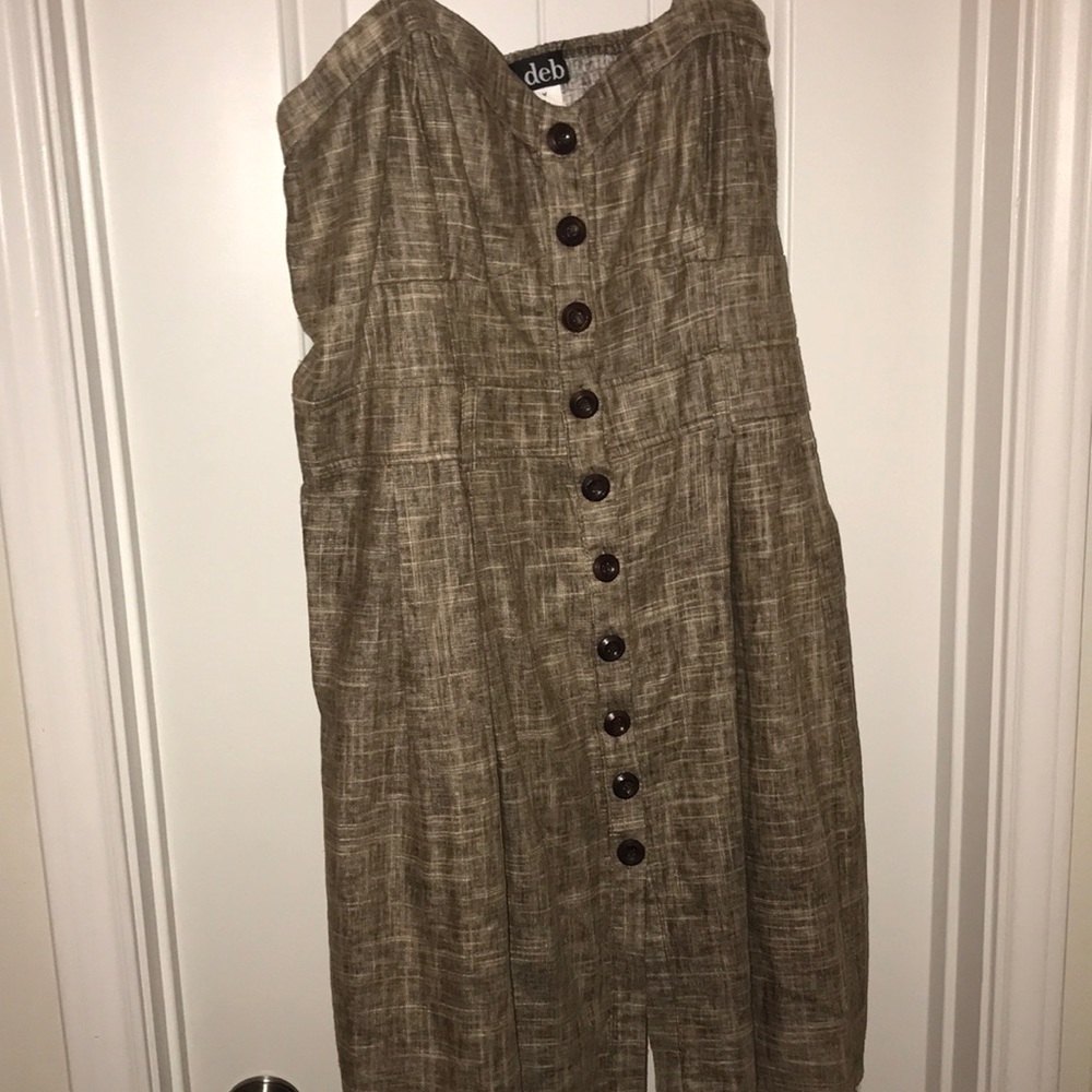 A button up dress